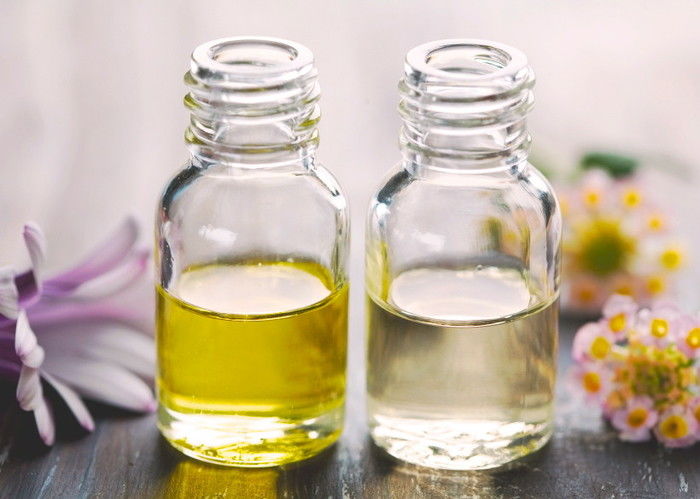 bottles of aromatic oil